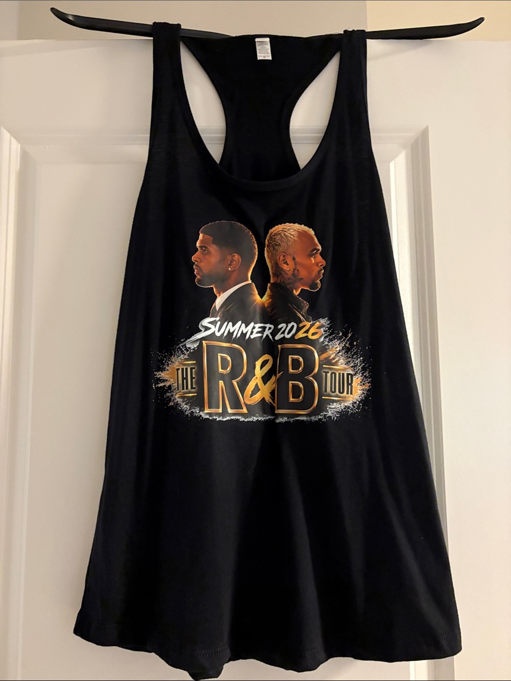 Summer 2026 R&B Tour Black Graphic Tank